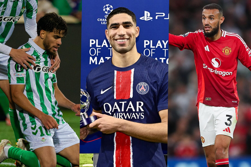 Hakimi, Mazraoui, Ez Abde lead Moroccan surge into European finals