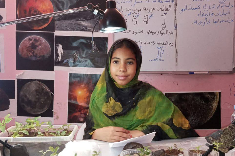 Moroccan teen develops space plant experiment to feed astronauts