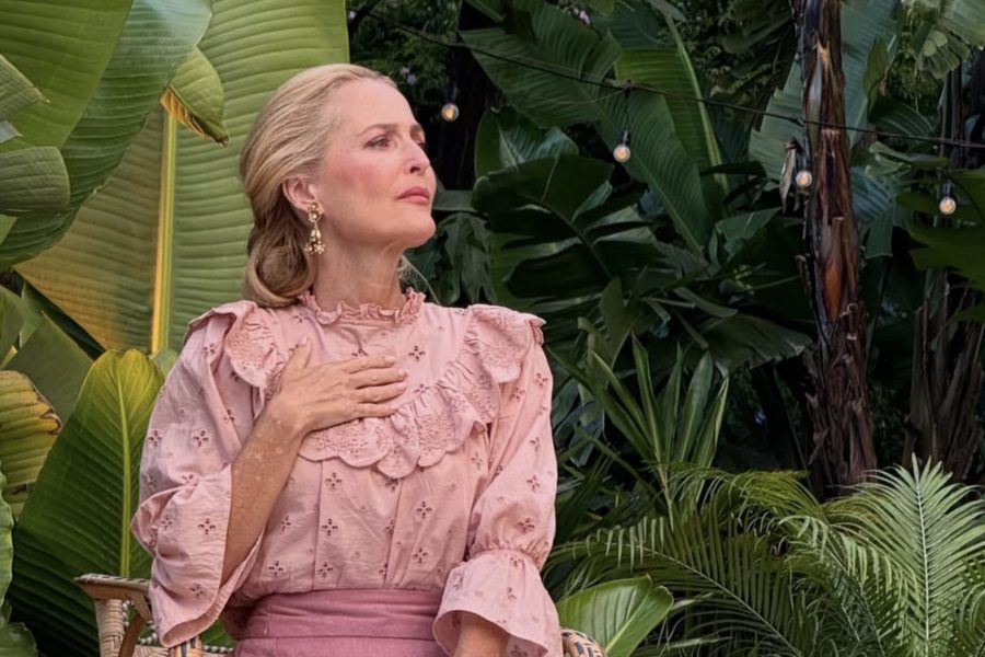 Gillian Anderson leads charity theater night in Tangier