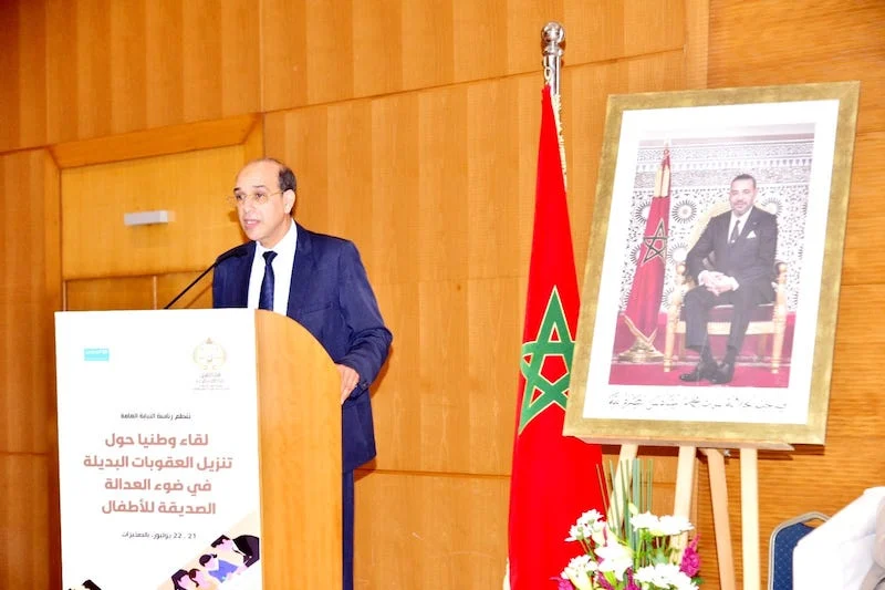 Moroccan Prosecutor General: Alternative sentencing law marks a shift toward child-friendly justice