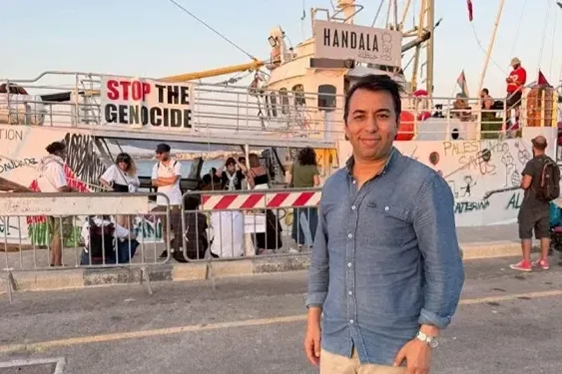 Journalist El Bakkali freed after interception of Gaza-bound aid ship