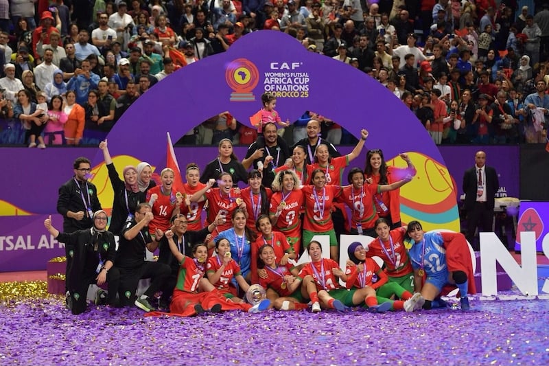 Morocco women’s futsal team jumps 16 places in FIFA ranking after African title