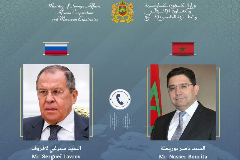 Moroccan, Russian foreign ministers hold talks to boost political dialogue, ties