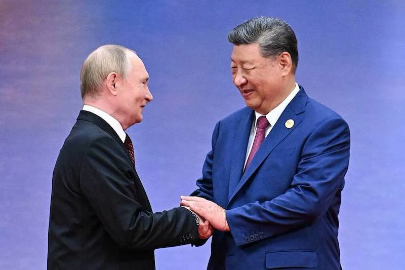 Xi and Putin round on West at regional summit in China