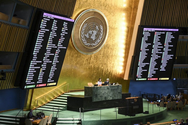 Morocco joins majority at UN backing New York Declaration on two-state solution
