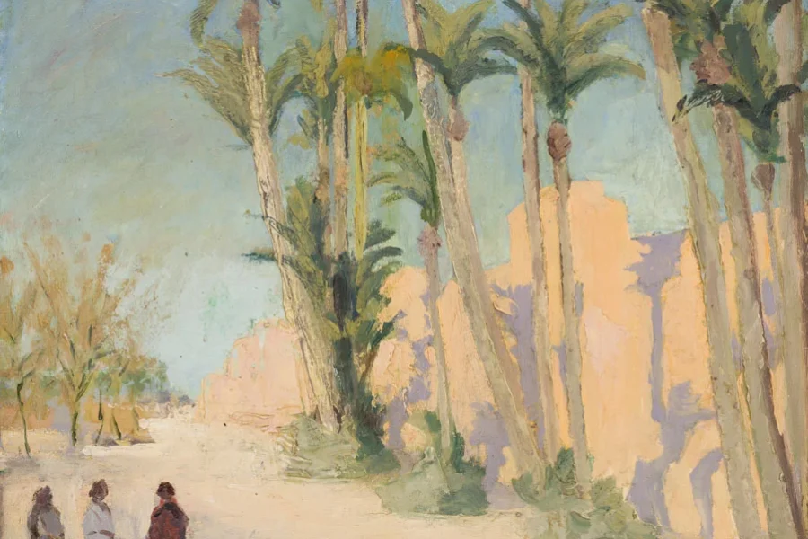 Churchill’s Moroccan painting among works in Hudson’s Bay auction
