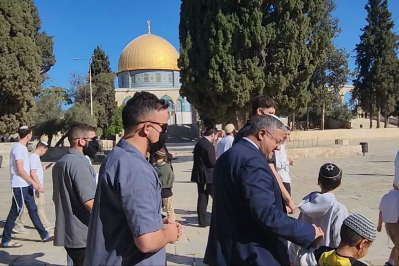 Israeli far-right minister visits Al-Aqsa compound in Jerusalem