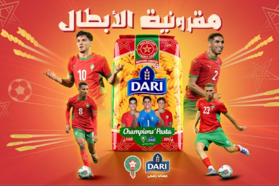 DARI launches collector’s edition ‘Champions Pasta’ celebrating Moroccan football
