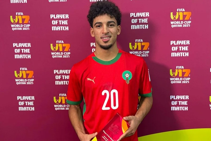 FIFA names Morocco’s Ismaïl El Aoud player of the match in U17 win over Mali