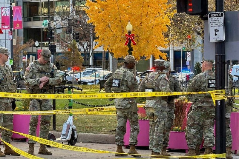 Two National Guard members shot in Washington, suspect is Afghan veteran