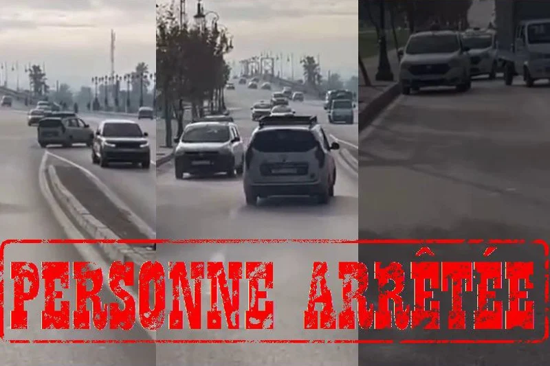 Police arrest taxi driver over dangerous driving video
