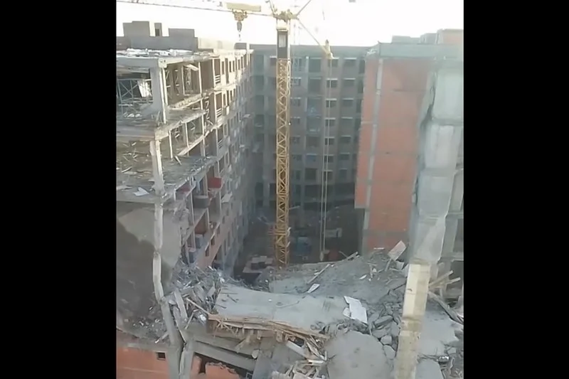 Collapse of Building Under Construction in Marrakech, No Injuries or Fatalities Reported