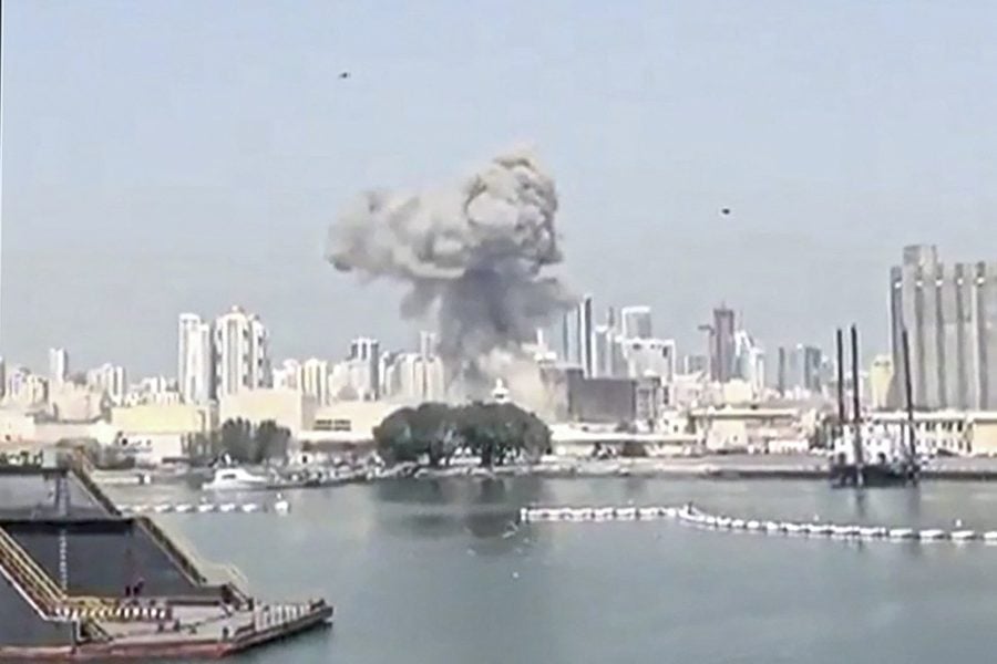 Bahrain says evacuating Manama neighbourhood after missile attack