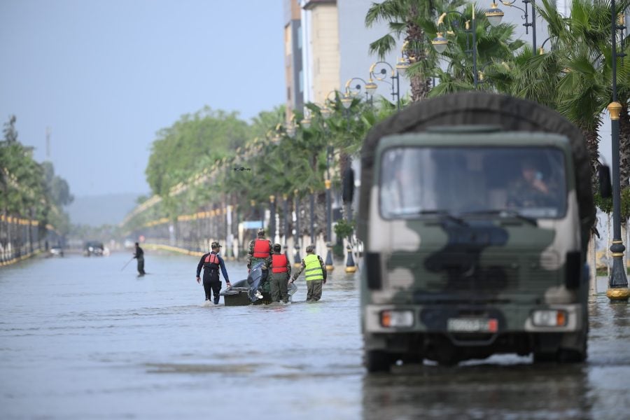 Irregular migration attempts spike in flood bound Ksar El Kabir as North on high alert