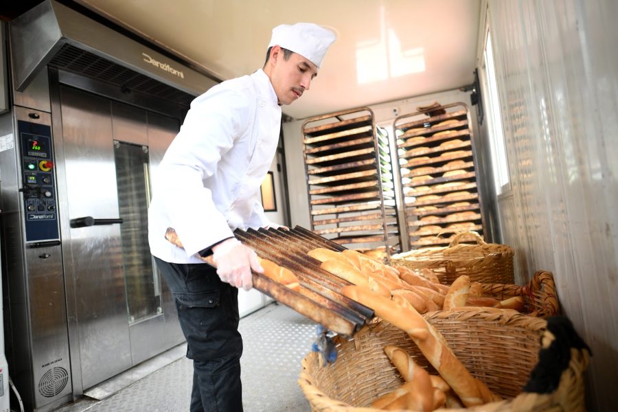 In Pictures: Authorities set up emergency bakery for flood displaced people