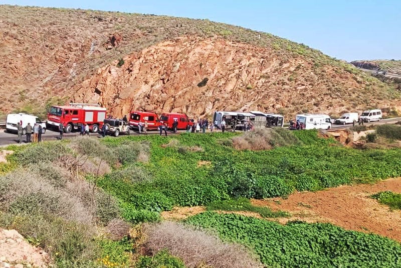 Four police officers killed in bus crash en route to Agadir