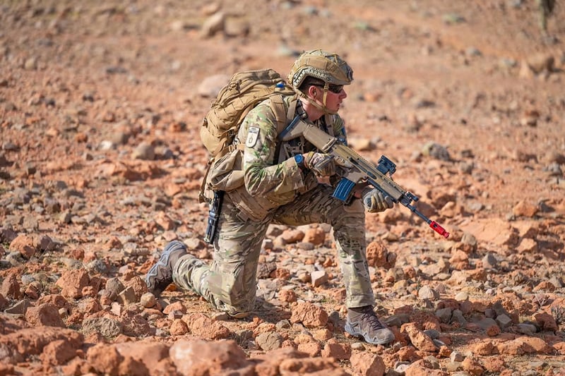 Belgian prince joins military training in the Moroccan Sahara