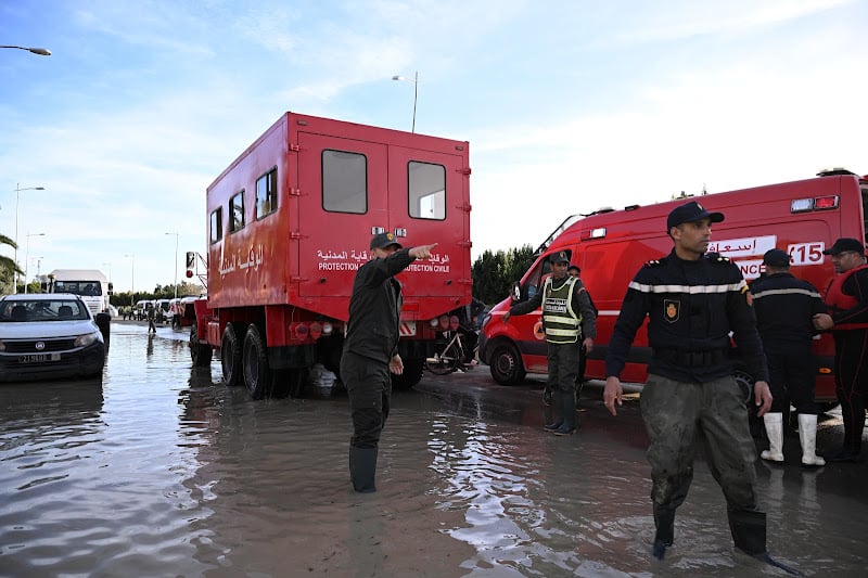 40 road sections in northern Morocco, 25 reopened, roads directorate says