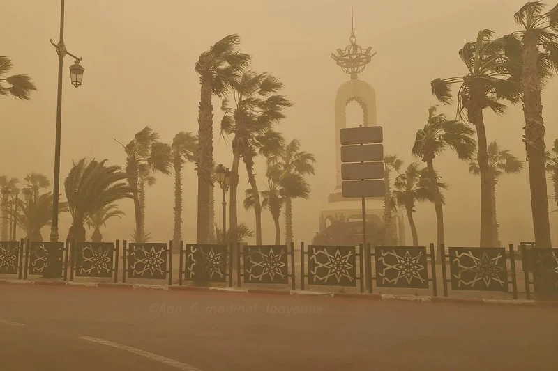 Storm forces suspension of flights to Laayoune airport