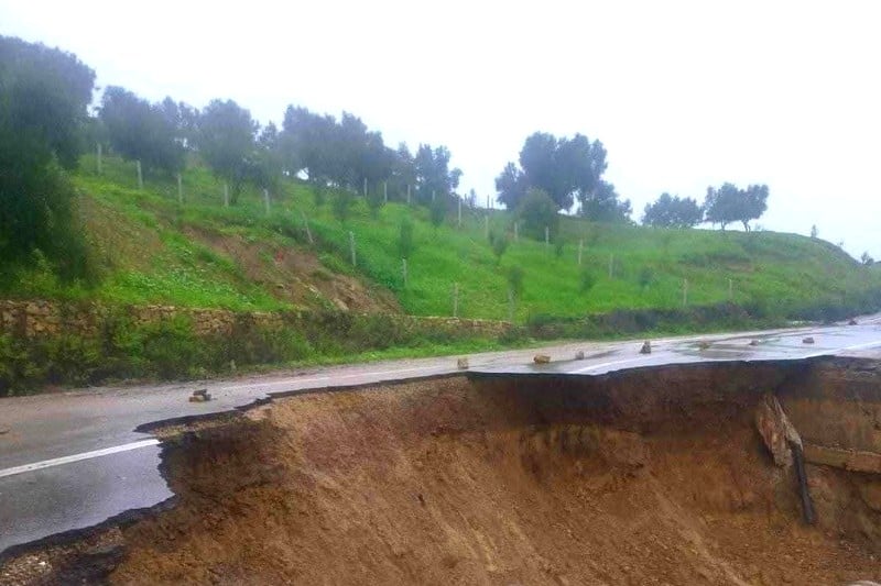 Heavy rains damage 163 roads in northern Morocco