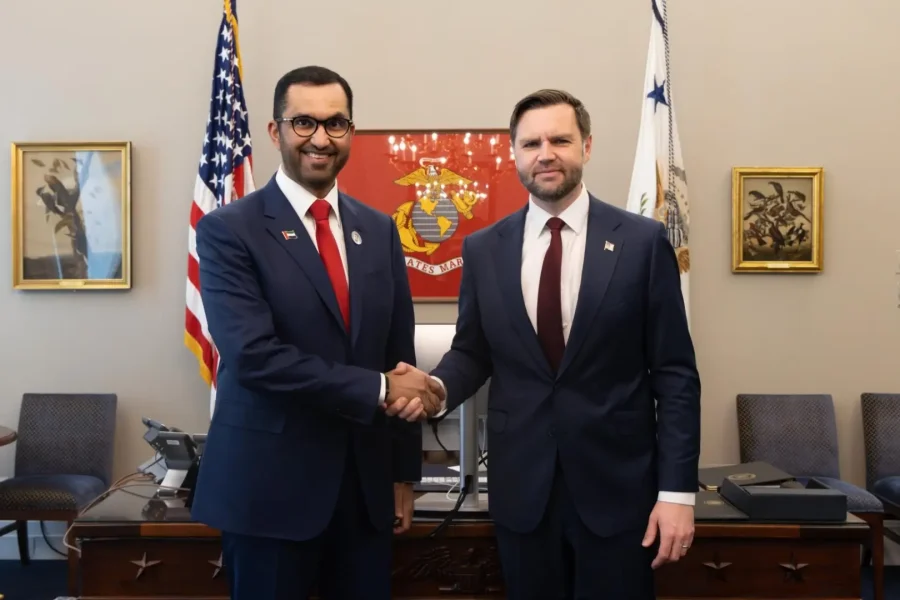 UAE Minister meets US Vice President, stresses Strait of Hormuz security
