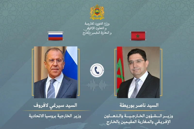 Morocco, Russia Foreign Ministers reaffirm strategic partnership in phone call