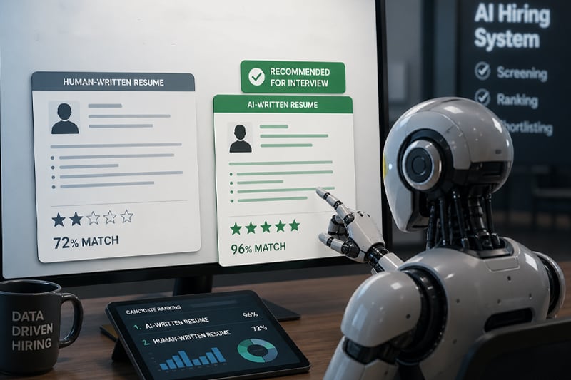 AI favors AI written resumes as hiring tools take over recruitment