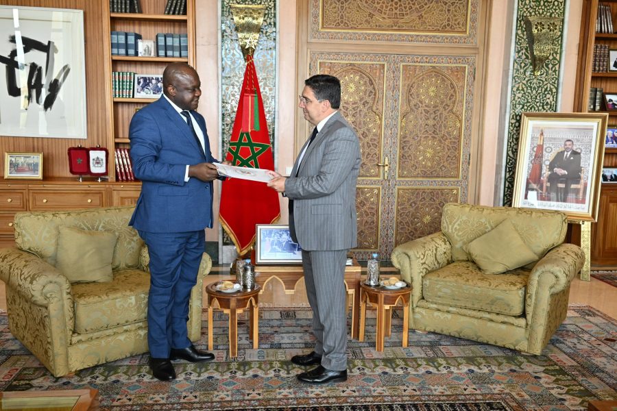 FM receives DRC Envoy bearing message to the King from President Félix Tshisekedi