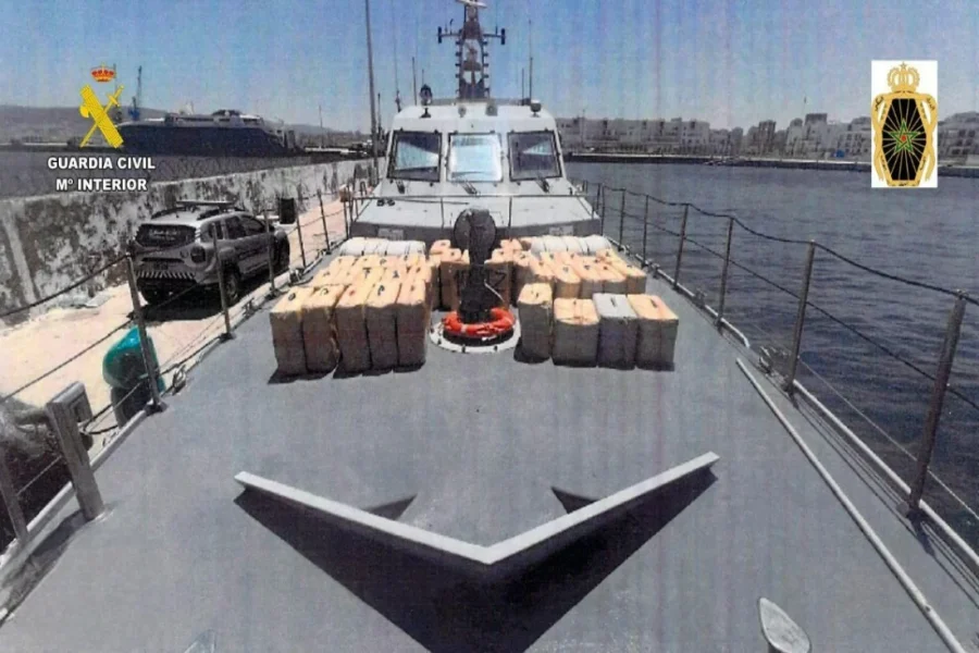 Morocco, Spain seize 4.8 tonnes of hashish after Gibraltar Strait chase
