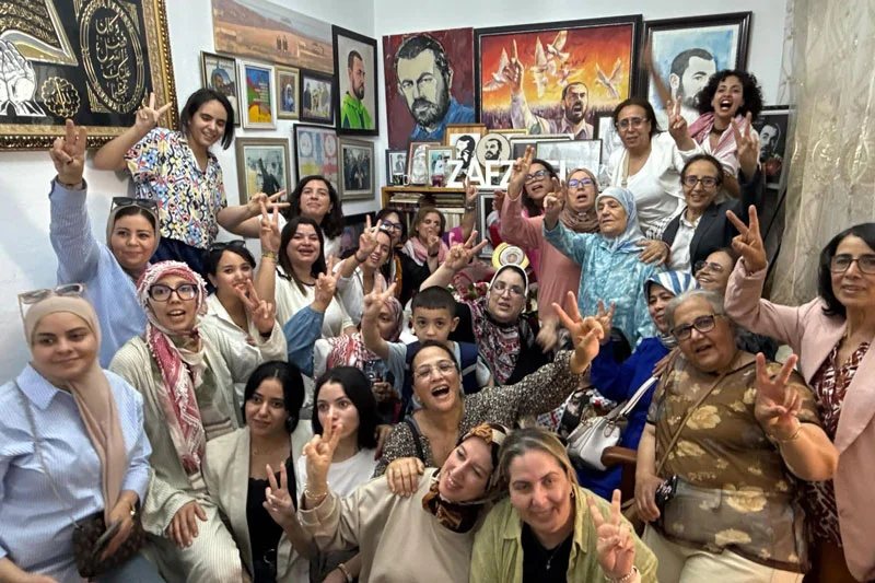 Women’s solidarity convoy in Al Hoceima renews calls for release of Hirak Rif prisoners