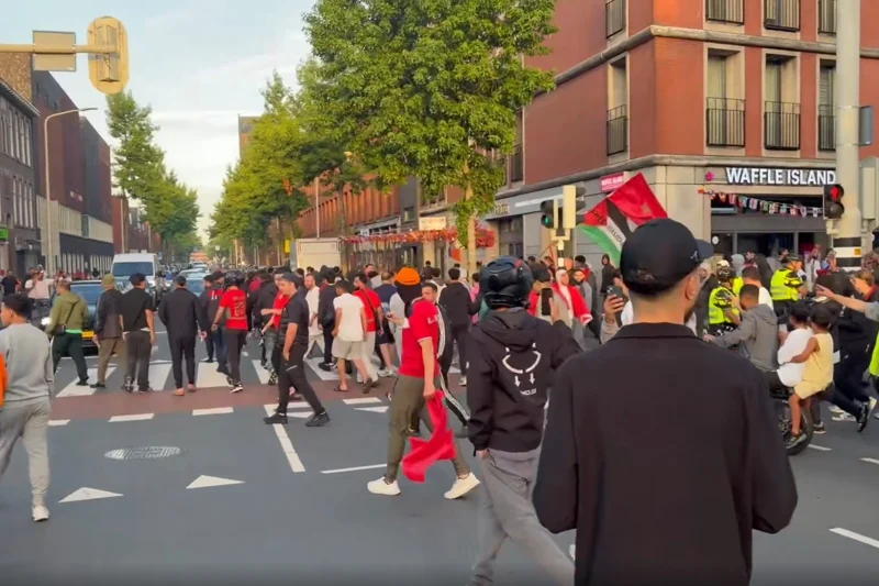 Dutch police arrest 17 after Morocco fans clash with officers following win