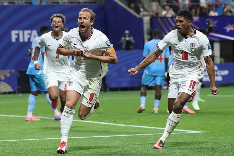 Kane rescues England from DR Congo calamity to reach World Cup last 16