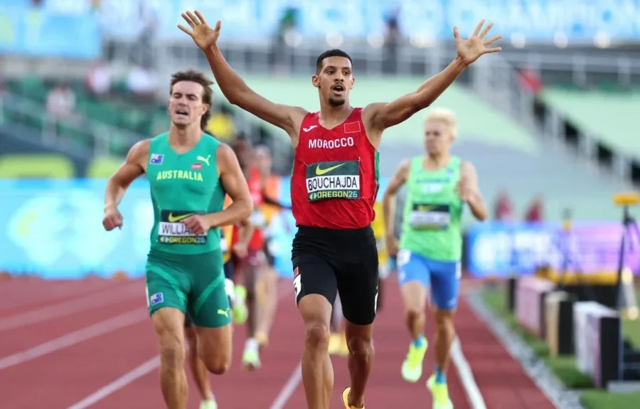 World Junior Athletics Championships: Moroccan Imad Bouchajda wins gold in 800m