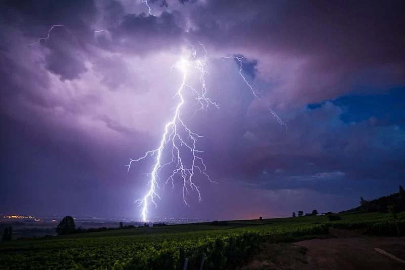 Thundershowers, Hail Risk Forecast in Eastern Morocco on Monday