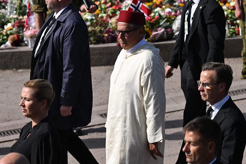 Gov't Head represents the King at funeral of King Harald V of Norway