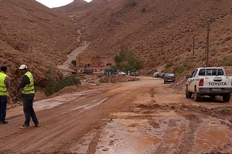Tinghir activates flood precautions ahead of Saturday thunderstorms