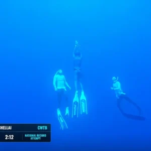 Moroccan Freediver Alfia Chelai sets national record at 71 meters