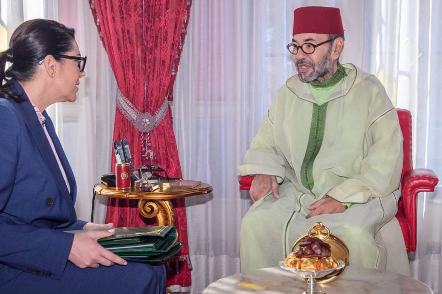 King Mohammed VI receives Fatima Ezzahra El Mansouri
